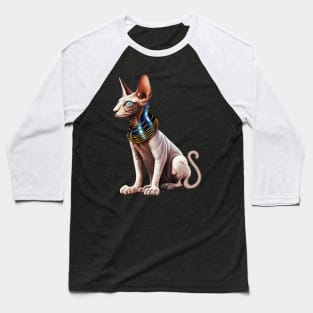 Sphynx Cat, Cat Lover Baseball T-Shirt